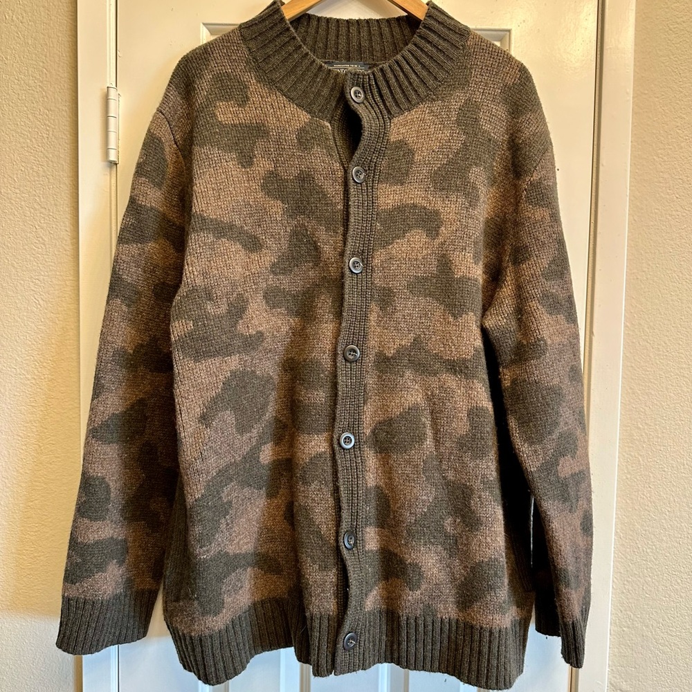 Pendleton wool sweater - camouflage